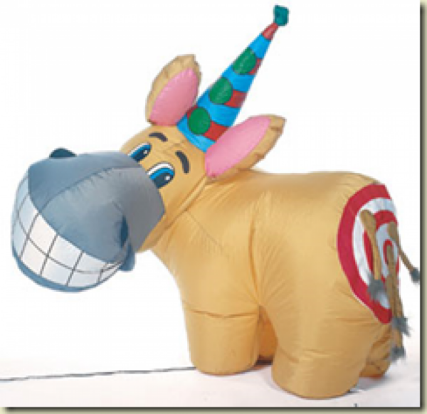 INFLATABLE PIN THE TAIL ON THE DONKEY GAME